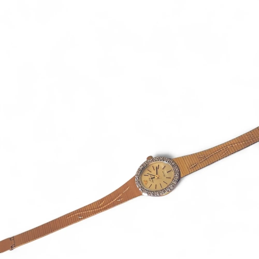 Jules Jürgensen Gold-Tone Diamond-Accented Quartz Watch (New w/ Tags)